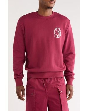 BBCICECREAM Bb Helmet Crewneck Sweatshirt - Red