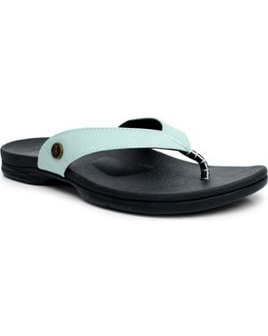 Revitalign Chameleon Orthotic Flip Flop - Black
