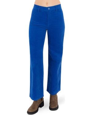 Hurley Wide Leg Corduroy Pants - Blue