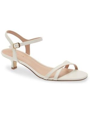Cole Haan Leni Kitten Heel Sandal - White