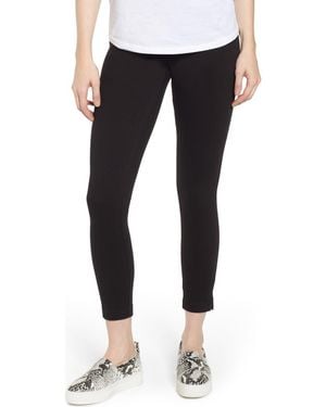 Lyssé High Waist Skinny Denim Leggings - Black