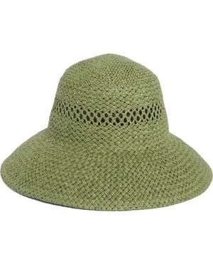 BCBGeneration Straw Bucket Hat - Green