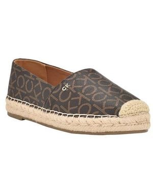 Calvin Klein Popular Espadrille Flat - Gray