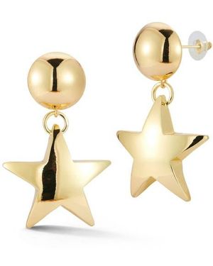 Sphera Milano Star Drop Earrings - Metallic