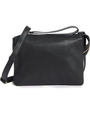 Vince Camuto Laney Leather Crossbody Bag - Black