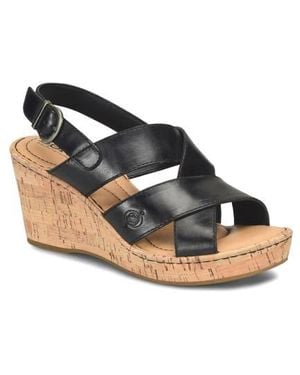 Børn Sami Cork Wedge Sandal - Multicolor