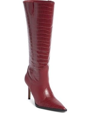 Steven New York Lanza Knee High Boot - Red
