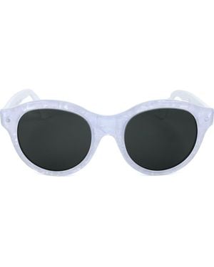 Retrosuperfuture 51Mm Round Sunglasses - White