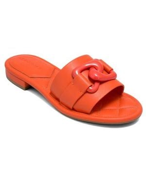 Aerosoles Big Charm Link Slide Sandal - Red