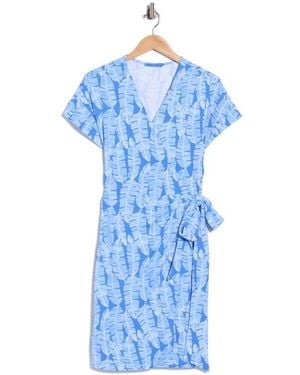 J.McLaughlin Soraya Wrap Dress - Blue