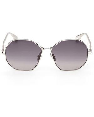 Max Mara 57Mm Geometric Sunglasses - Multicolor