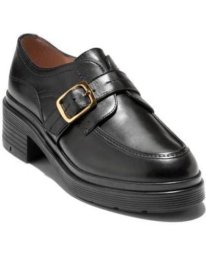 Cole Haan Carlitta Monk Strap Loafer - Black