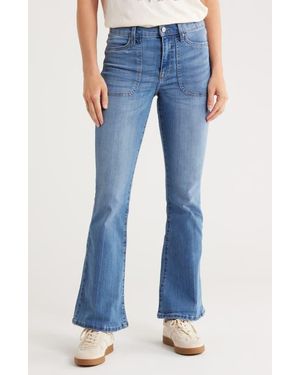 Lucky Brand High Rise Stevie Flare Jeans - Blue