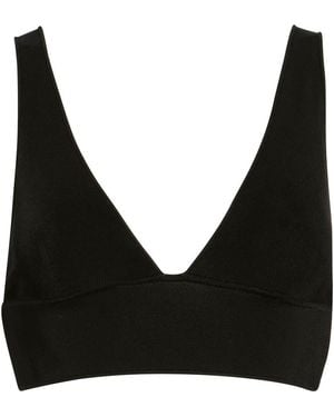 A.L.C. Ella Knit Bra Top - Black
