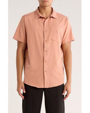Hurley Tech Chambray Woven Shirt - Pink