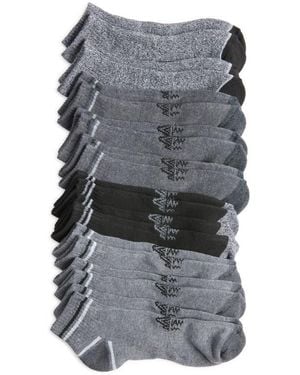 Rainforest Assorted 10-Pack Quarter Socks - Gray