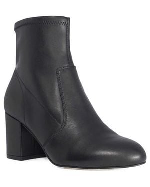 Dune Ollisa Stretch Leather Bootie - Black