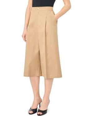 Ted Baker High Waist Wide Leg Culottes - Natural