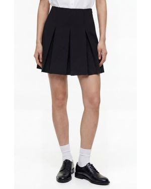 Love By Design Mandy Pleated Skirt - Black