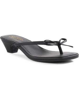 Seychelles Sunset Beach Kitten Heel Sandal - Gray