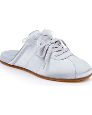 Badgley Mischka Priscila Slip-on Mule Sneakers - White