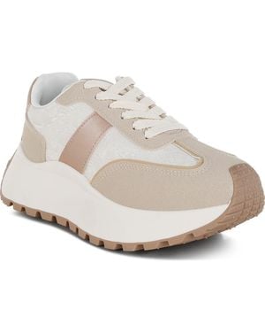 LONDON RAG Squeaker Sneaker - White