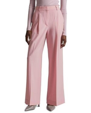 & Other Stories High Waist Wide Leg Pants - Red