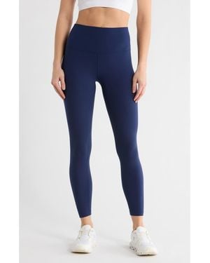 90 Degrees Brushed Lined Superflex Leggings - Blue