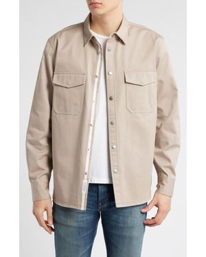 Rag & Bone Cpo Cotton Shirt Jacket - Natural
