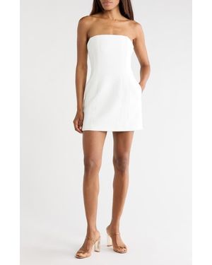 A.L.C. Elsie Strapless Minidress - White
