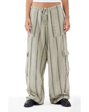 BDG Stripe Cargo Pants - Natural
