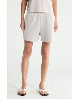 Vince Cotton Pull-On Shorts - White