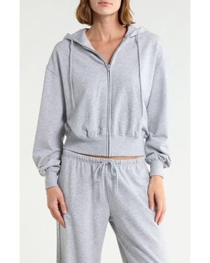 Abound Full Zip Fleece Hoodie - Gray