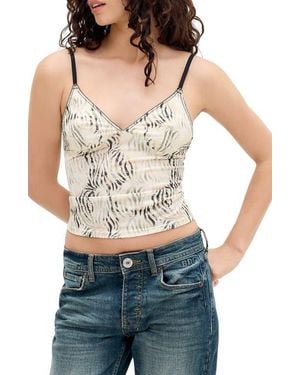 BDG Je T'Aime Camisole - Blue