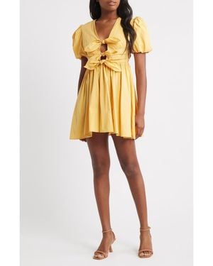 Sister Jane Serenade Minidress - Yellow