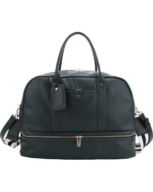 MALI + LILI Riley Vegan Leather Weekend Travel Bag - Black
