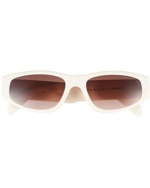 Rag & Bone 55Mm Oval Sunglasses - Brown