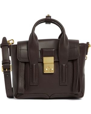 3.1 Phillip Lim Mini Pashli Leather Satchel - Black