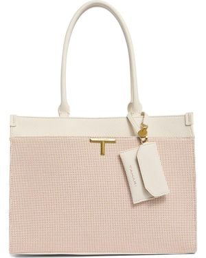 Tahari Delano Tote Bag - Natural