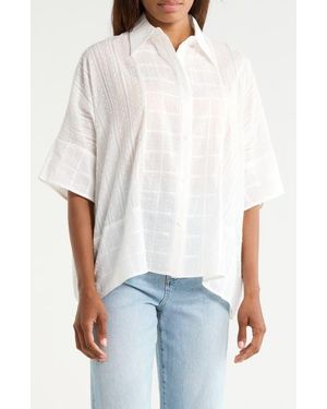 Diane von Furstenberg Megan Cotton Top - White
