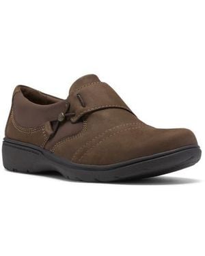 Clarks Carleigh Lily Slip On -Wide Width Available - Brown