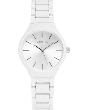 Adornia Stockholm Bracelet Watch, 34Mm - White