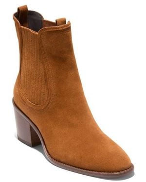 Cole Haan Janelle Chelsea Pull On Booties - Brown