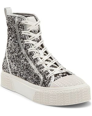 Marc Jacobs The High Top Platform Sneaker - Gray