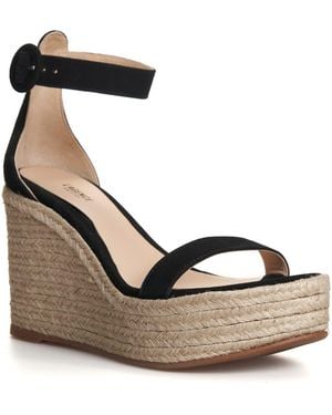 L'Agence Elysee Espadrille Platform Sandal - Metallic