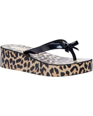 Kate Spade Rina Platform Flip Flop - Blue