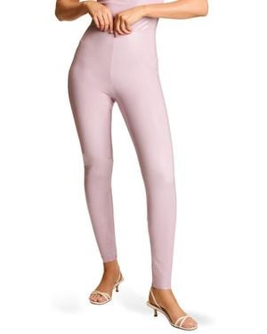 Commando Control Top Faux Patent Leather Leggings - Pink