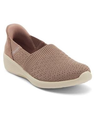Skechers Arya Swift-Fit Slip-On Sneaker - Brown