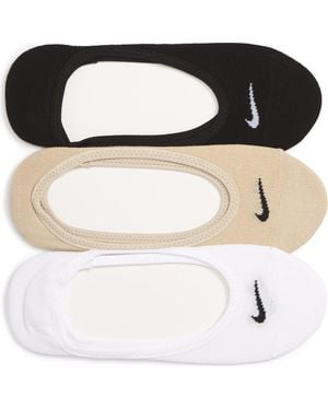 Nike 3-Pack No-Show Socks - Natural