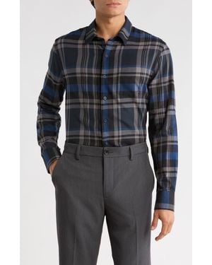 Vince Cambria Long Sleeve Classic Fit Button-Up Shirt - Blue
